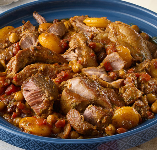 Olymel moroccan-style turkey thigh stew